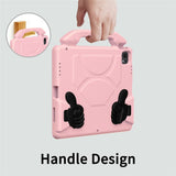 EIDERWOOD iPad Pro 12.9" (2022 / 2021 / 2020 / 2018) / Air 13" (2025 / 2024) / Pro 13" (2025 / 2024) Kids Case with Thumb Kickstand - Pink