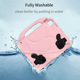 EIDERWOOD iPad Pro 12.9" (2022 / 2021 / 2020 / 2018) / Air 13" (2025 / 2024) / Pro 13" (2025 / 2024) Kids Case with Thumb Kickstand - Pink