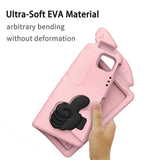 EIDERWOOD iPad Pro 12.9" (2022 / 2021 / 2020 / 2018) / Air 13" (2025 / 2024) / Pro 13" (2025 / 2024) Kids Case with Thumb Kickstand - Pink