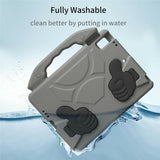 EIDERWOOD iPad 9.7" (2018 / 2017) / Air 2 / Air Kids Case with Thumb Kickstand - Grey