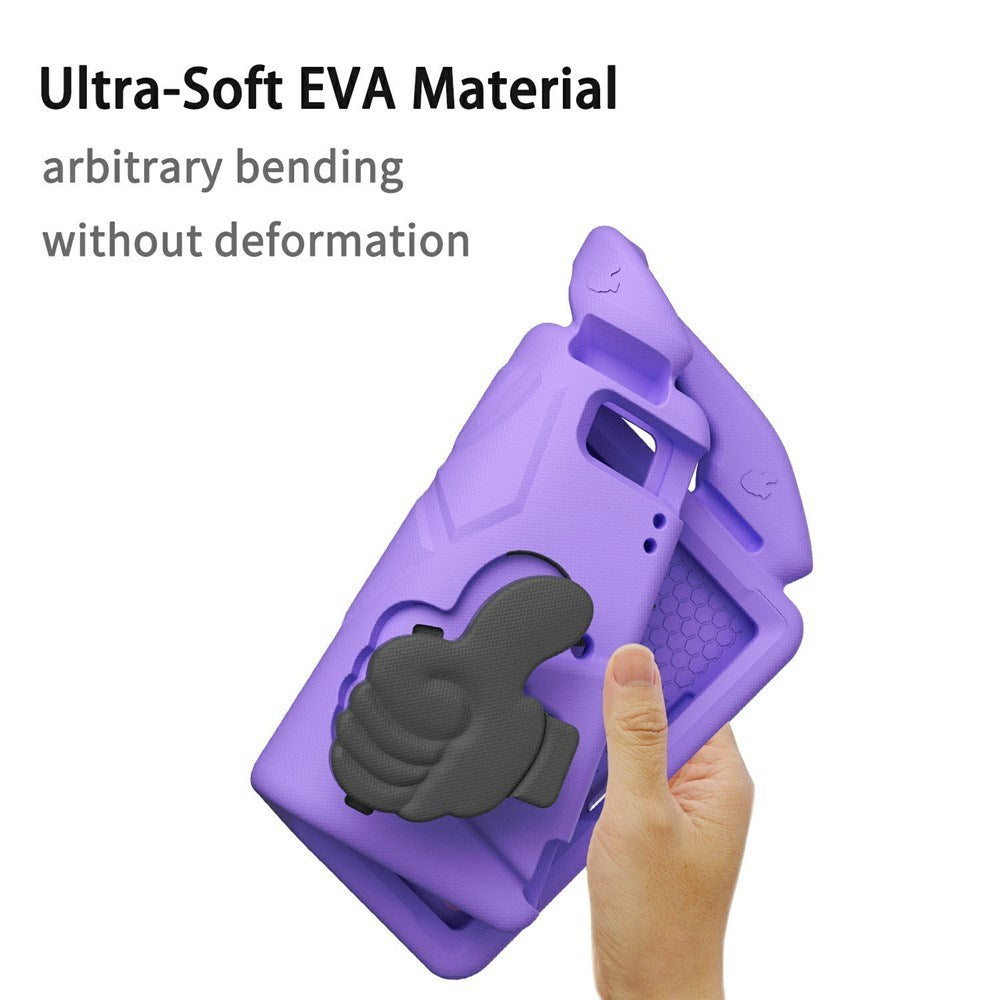 EIDERWOOD iPad 9.7" (2018 / 2017) / Air 2 / Air Kids Case with Thumb Kickstand - Purple