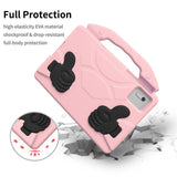 EIDERWOOD Xiaomi Redmi Pad 2 / SE / 6 / 5 / Lenovo Tab M11 / Samsung Galaxy Tab S10 FE / S9 FE / S9 / S8 / S7 Kids Case with Thumb Kickstand - Pink