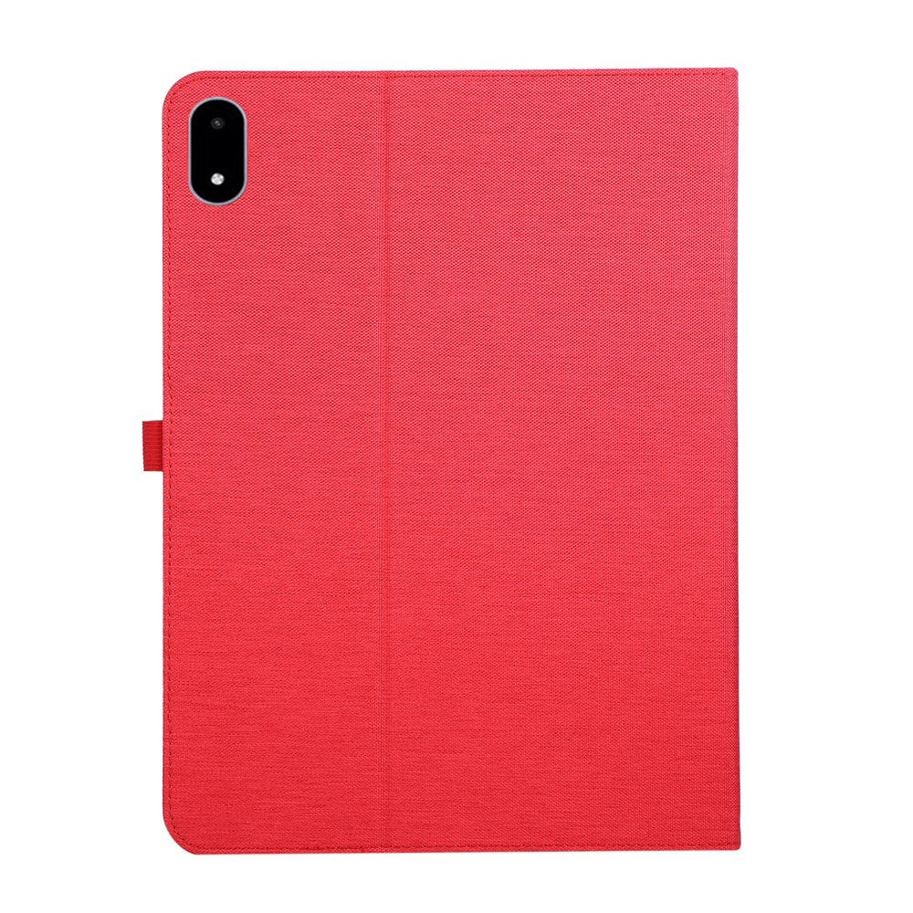 OnePlus Pad 3 Faux Leather Flip Case with Card Holder & Stand Function - Red