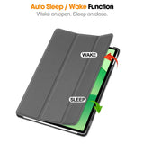 EIDERWOOD OnePlus Pad Lite Faux Leather Flip Case with Stand Function - Grey