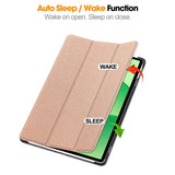 EIDERWOOD OnePlus Pad Lite Faux Leather Flip Case with Stand Function - Rose Gold