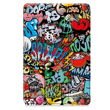 EIDERWOOD OnePlus Pad Lite Faux Leather Flip Case - Graffiti