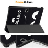 EIDERWOOD OnePlus Pad Lite Faux Leather Flip Case - Don't Touch Me