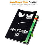 EIDERWOOD OnePlus Pad Lite Faux Leather Flip Case - Don't Touch Me