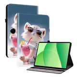 OnePlus Pad Lite EIDERWOOD  Leather Flip Case with Motif - Cat