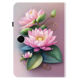 OnePlus Pad Lite EIDERWOOD Leather Flip Case with Motif -  Lotus Flower