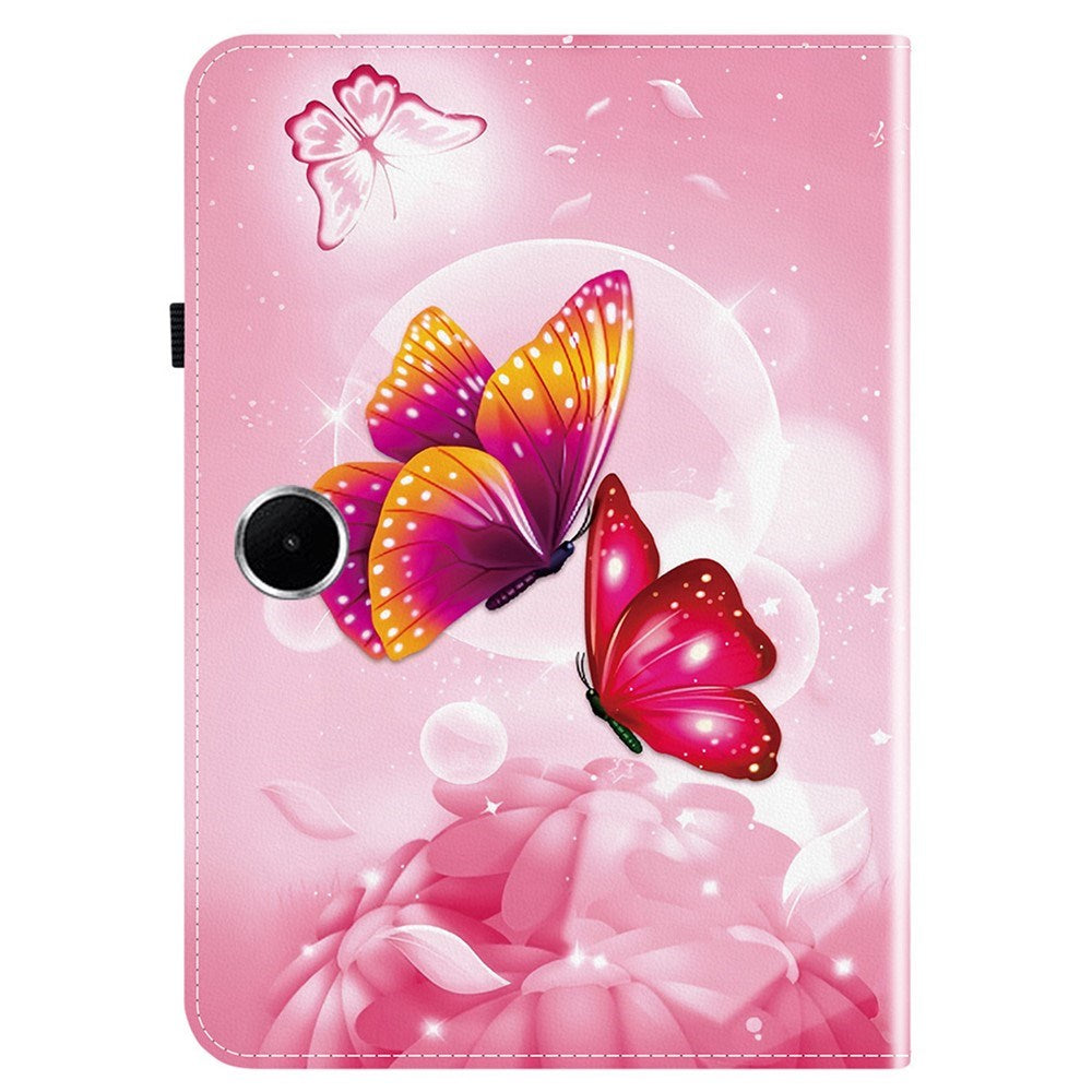 OnePlus Pad Lite EIDERWOOD Leather Flip Case with Motif -  Pink Butterflies