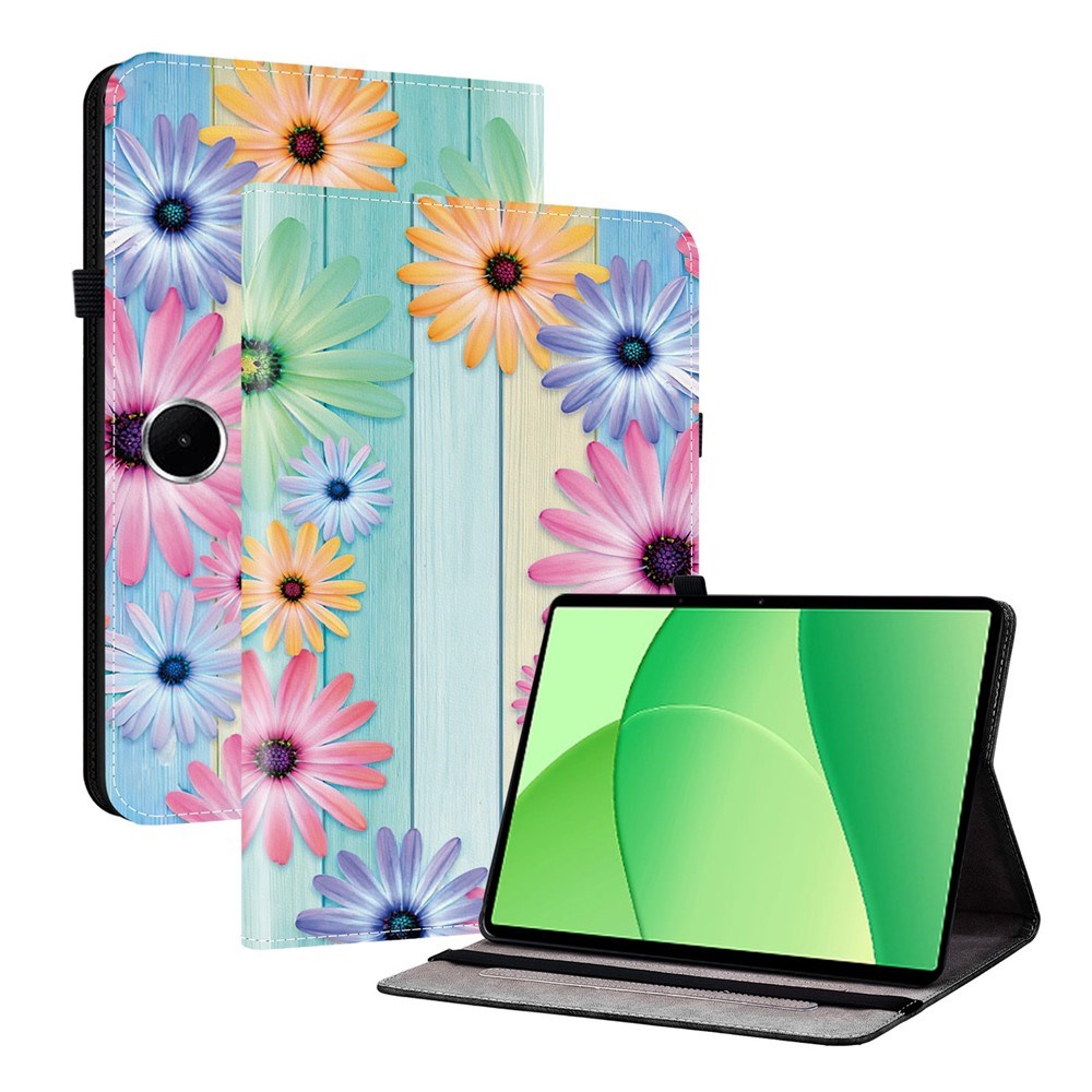 OnePlus Pad Lite EIDERWOOD  Leather Flip Case with Motif - Flowers