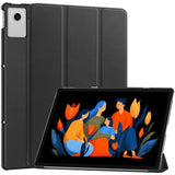 Lenovo Idea Tab Plus 12.1" EIDERWOOD Faux Leather Flip Case with Stand Function - Black