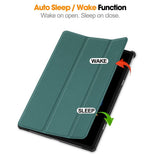 Lenovo Idea Tab Plus 12.1" EIDERWOOD Faux Leather Flip Case with Stand Function - Green