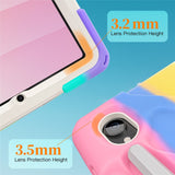 EIDERWOOD Samsung Galaxy Tab S11 Shockproof Case with 360 Degree Rotatable Kickstand & Velcro Strap - Multi