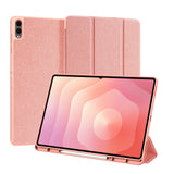 Samsung Galaxy Tab S11 Ultra DUX DUCIS DOMO Series Flip Case with Pen Holder - Pink