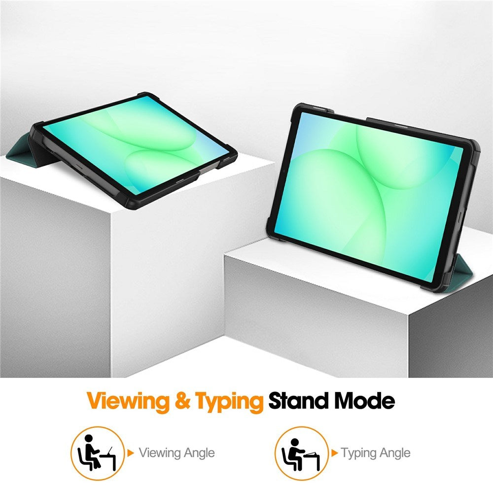 EIDERWOOD Samsung Galaxy Tab A11 Leather Case w. Stand - Green