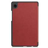 EIDERWOOD Samsung Galaxy Tab A11 Leather Case w. Stand - Wine Red