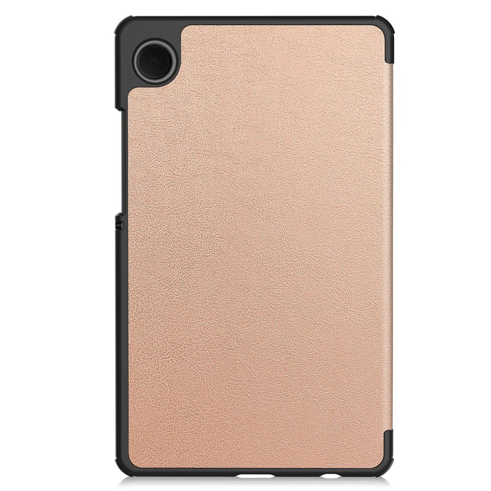 EIDERWOOD Samsung Galaxy Tab A11 Leather Case w. Stand - Rose Gold