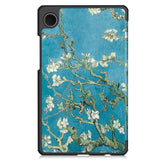 EIDERWOOD Samsung Galaxy Tab A11 Faux Leather Flip Case with Motif - Flowers