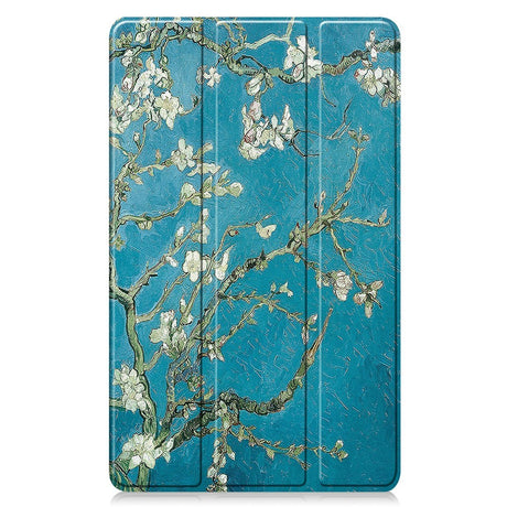 EIDERWOOD Samsung Galaxy Tab A11 Faux Leather Flip Case with Motif - Flowers