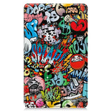EIDERWOOD Samsung Galaxy Tab A11 Faux Leather Flip Case with Motif - Graffiti
