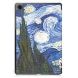 Samsung Galaxy Tab A11+ (Plus) EIDERWOOD Faux Leather Flip Case with Motif - Starry Sky