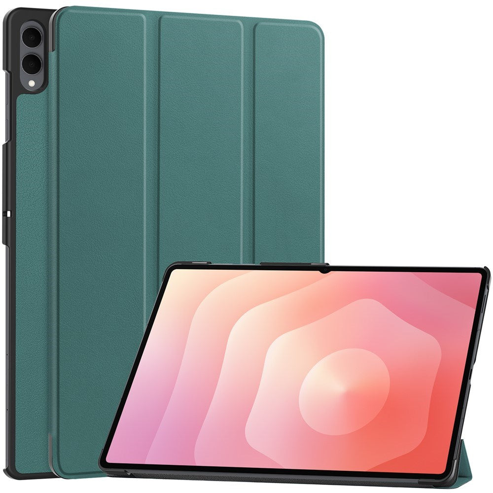 Samsung Galaxy Tab S11 Ultra EIDERWOOD Leather Case w. Stand - Green