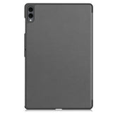 Samsung Galaxy Tab S11 Ultra EIDERWOOD Leather Case w. Stand - Grey