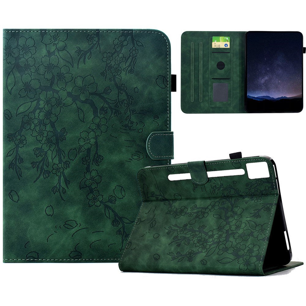 Lenovo Idea Tab Pro / Tab P12 Pro EIDERWOOD Flipcase with Flower Print - Green