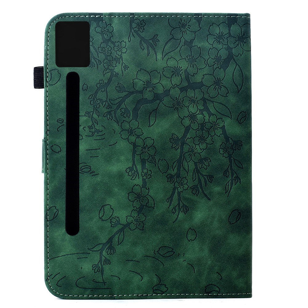 Lenovo Idea Tab Pro / Tab P12 Pro EIDERWOOD Flipcase with Flower Print - Green