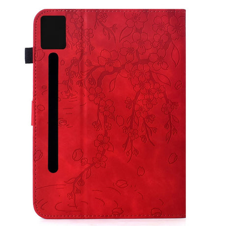 Lenovo Idea Tab Pro / Tab P12 Pro EIDERWOOD Flipcase with Flower Print - Red