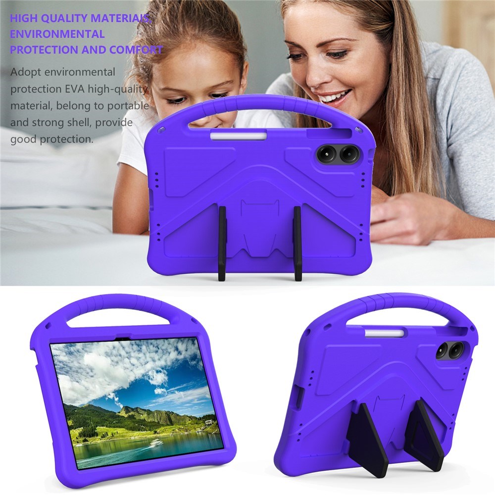 Xiaomi Redmi Pad 2 Pro EIDERWOOD Kids Case with Kickstand - Purple