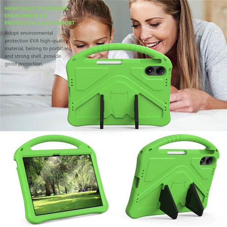 Xiaomi Redmi Pad 2 Pro EIDERWOOD Kids Case with Kickstand - Green