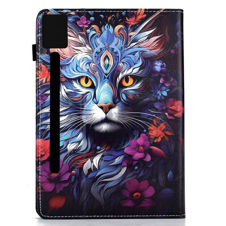 Lenovo Idea Tab Pro / Tab P12 Pro EIDERWOOD Colorful Flip Case with Motif - Cat
