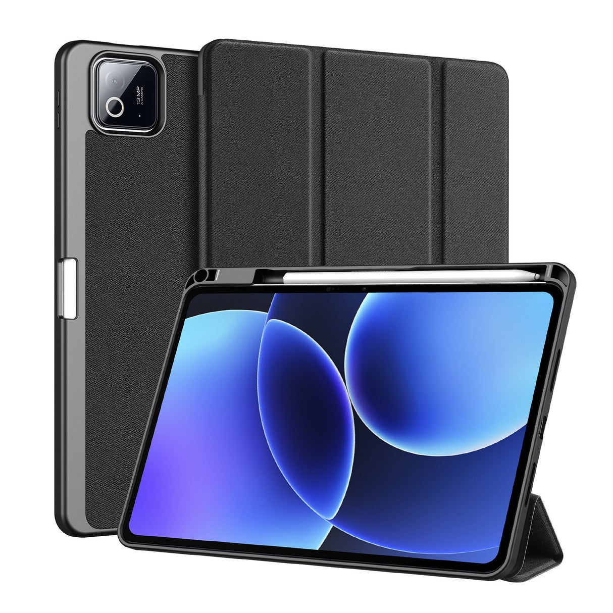 Xiaomi Pad 8 / 8 Pro / 7 / 7 Pro DUX DUCIS Tri-Fold Faux Leather Flip Case - Black