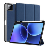 Xiaomi Pad 8 / 8 Pro / 7 / 7 Pro DUX DUCIS Tri-Fold Faux Leather Flip Case - Blue