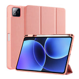 Xiaomi Pad 8 / 8 Pro / 7 / 7 Pro DUX DUCIS Tri-Fold Faux Leather Flip Case - Pink