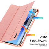 Xiaomi Pad 8 / 8 Pro / 7 / 7 Pro DUX DUCIS Tri-Fold Faux Leather Flip Case - Pink