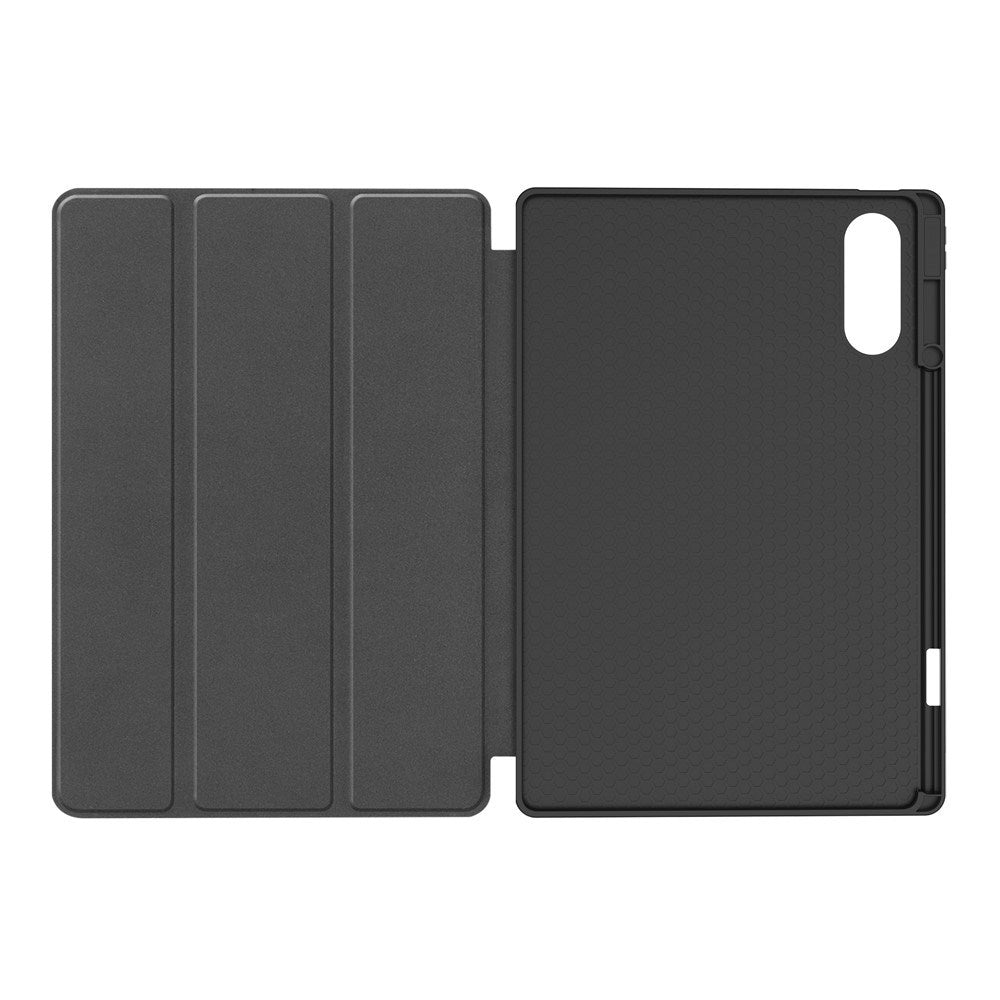 Lenovo Idea Tab Pro (2. Gen.) 13" EIDERWOOD Faux Leather Flip Case with Stand Function & Pencil Holder - Black