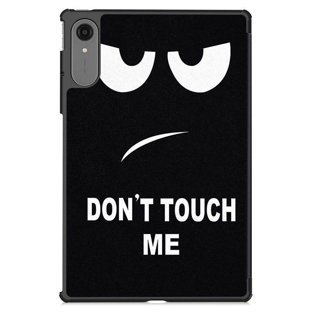 Lenovo Idea Tab Pro Gen2 13" EIDERWOOD Faux Leather Flip Case with Stand Function - "Don't Touch Me"