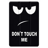 Lenovo Idea Tab Pro Gen2 13" EIDERWOOD Faux Leather Flip Case with Stand Function - "Don't Touch Me"
