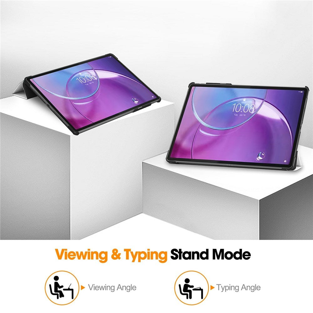 Lenovo Idea Tab Pro Gen2 13" EIDERWOOD Faux Leather Flip Case with Stand Function - Sovende Kat