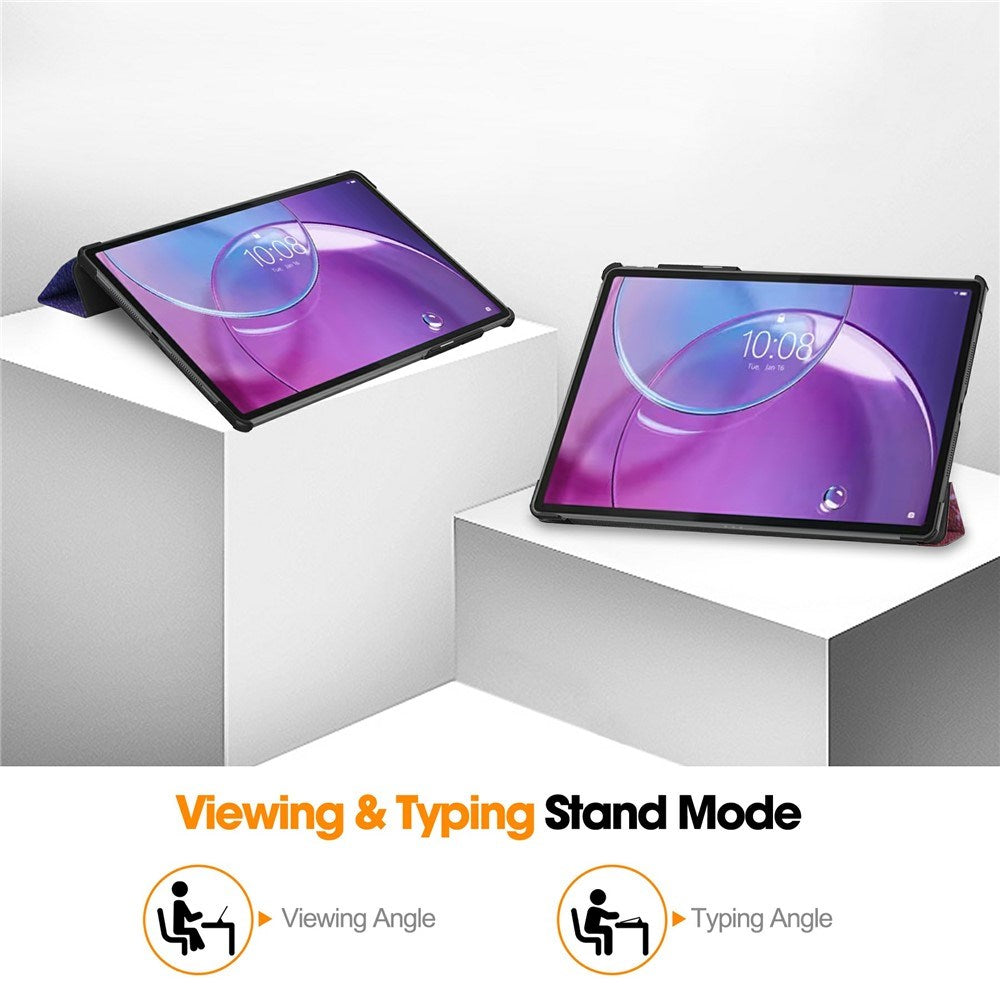 Lenovo Idea Tab Pro Gen2 13" EIDERWOOD Faux Leather Flip Case with Stand Function - Galaxy