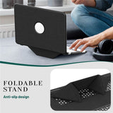 MacBook Neo 13 A18 Pro (2026) EIDERWOOD Cover with Logo Cutout & Stand Function - Black