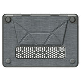 MacBook Neo 13 A18 Pro (2026) EIDERWOOD Cover with Logo Cutout & Stand Function - Grey