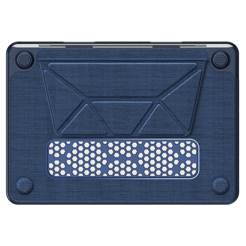 MacBook Neo 13 A18 Pro (2026) EIDERWOOD Cover with Logo Cutout & Stand Function - Blue