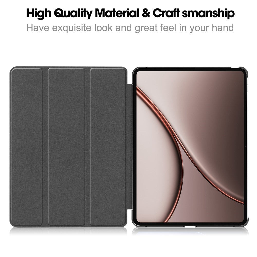 OnePlus Pad 4 EIDERWOOD Faux Leather Flip Case - Red
