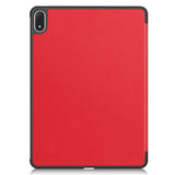 OnePlus Pad 4 EIDERWOOD Faux Leather Flip Case - Red