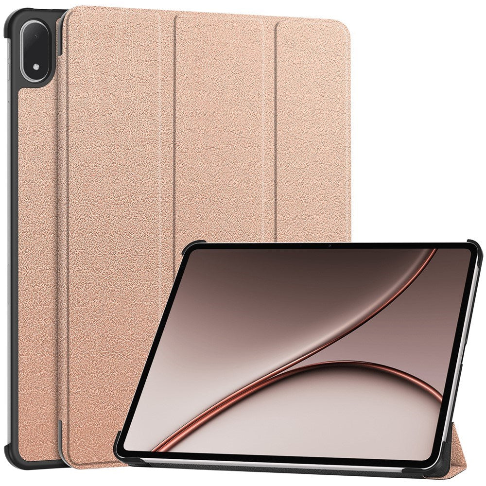 OnePlus Pad 4 EIDERWOOD Faux Leather Flip Case - Rose Gold
